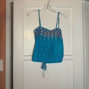 Vintage Y2K Urban Outfitters Embroidered Tank - One Size